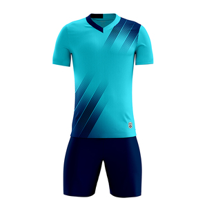 Ensemble d'uniformes de football à séchage rapide et respirant, maillot et short, tenue d'équipe, logo personnalisé, nom de l'équipe, OEM - Product Image 6