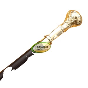 Best Quality and Hand Carved Vintage Style Wooden Foldable <b>Walking</b> <b>Stick</b> / <b>Walking</b> Cane with Designer Knob Handle - Product Image 1