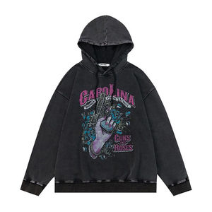 Sudadera con Capucha para Hombre, Personalizada, de Alta Calidad, Mezcla de Poliéster/Algodón, Corte Regular, Lavado Ácido, Transpirable, Resistente, para Invierno, Servicio OEM - Product Image 4