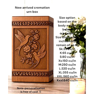 Personalized Rosewood <b>Memorial</b> Urn <b>Box</b>: Custom Engraved <b>Keepsake</b> <b>Memorial</b> <b>Keepsake</b> by AYAANS - Product Image 5