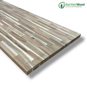 Panneaux muraux en bois massif d'acacia à jointures à doigts, écologiques, résistants au feu, pour usage intérieur - Product Image 2