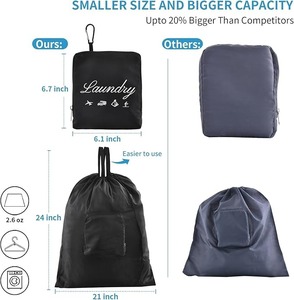 ถุงซักผ้าแบบพกพาสำหรับเสื้อผ้าสกปรก - Product Image 3