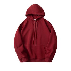 Sweat à capuche décontracté épais personnalisé 100 % coton coupe ample de haute qualité pour homme – Vêtements décontractés en gros - Product Image 2