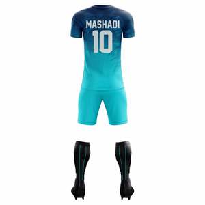 Uniformes de Fútbol Unisex de Manga Corta, Tallas Grandes, Transpirables, de Alta Calidad, 100% Poliéster, Venta al Por Mayor - Product Image 3