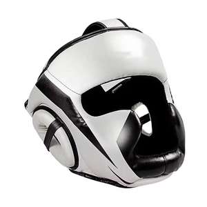 Casque de boxe intégral personnalisé avec logo, haute qualité, pour MMA, sparring, en cuir, EVA, PU, protection d'entraînement, caractéristiques de sécurité - Product Image 6