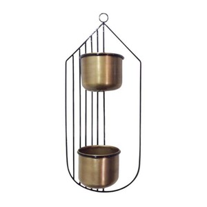 Decorative Gold Plated Flower <b>Pots</b> with Stand for Home Garden Hotel Restaurant Living Room Decoration - Product Image 1