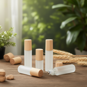 Luxury Eco-Friendly Custom Design Wooden Perfume Bottle <b>Refillable</b> Wooden Fragrance Container <b>Candles</b> Fragrance Accessories - Product Image 3