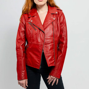 Chaqueta Corta de Cuero para Mujer, Sexy, en Oferta, Servicio OEM, MOQ Bajo - Product Image 1