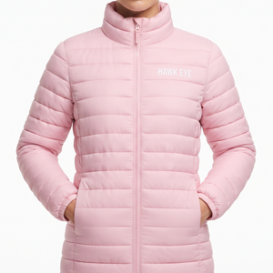 Manteau d'hiver matelassé chaud pour femme, vente en gros, veste respirante à manches longues, isolée, personnalisable, décontractée et tendance - Product Image 5