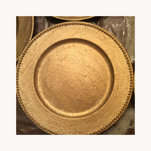 Premium Metal Eco-Friendly Modern Round Charger <b>Plate</b> with Customized Color & Logo for Hotel and Restaurant Use - Product Image 6