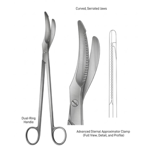 Tijeras de Episiotomía de Grado Quirúrgico de 240 mm, Tijeras Perineales Anguladas de Acero Inoxidable de Grado Médico Profesional, Precio de Fábrica al por Mayor - Product Image 2