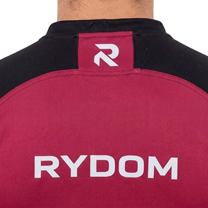Ensemble de maillot de rugby RYDOM noir et rose à manches courtes, respirant, à séchage rapide, pour adultes, unisexe, vêtements de sport - Product Image 4