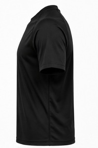 Camiseta de Manga Corta Negra para Hombre, Corte Regular, Cuello Redondo, Secado Rápido, Tejido de Punto, Estampado Frontal, Estilo Casual, Marca Index Apparel - Product Image 2