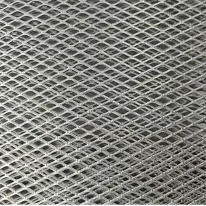 Aluminum Expanded Metal Mesh Diamond Pattern Fence Panel Aluminum Expanded Metal Mesh Industrial Guardrail Panel - Product Image 6