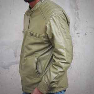 Veste en cuir tendance pour homme, veste en cuir d'agneau, veste d'hiver, différents styles et designs - Product Image 5