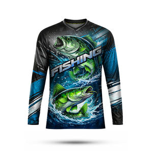 Sublimation, design personnalisé, protection UV, antibactérien, hiver, 100% polyester, manches longues, respirant, haute qualité, confortable - Product Image 6