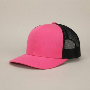Casquettes de camionneur en maille BC-01 personnalisables avec logo, casquettes de sport unies à fermeture snapback, broderie personnalisée de haute qualité, 100 % coton - Product Image 5