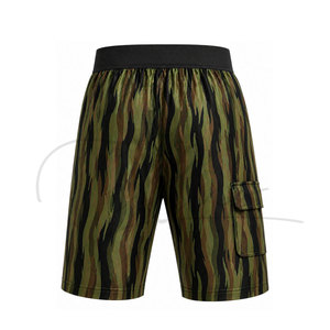 Shorts de sport décontractés pour hommes en polyester et coton de haute qualité, taille élastique, respirants, séchage rapide, nouvelle arrivée, personnalisables, Sunnah - Product Image 5