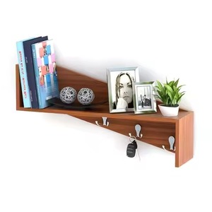 Modern Wall Mounted Solid Wood Floating Shelf Set Wall Mounted Wooden Shelves for <b>Storage</b> and Home Decor - Product Image 1