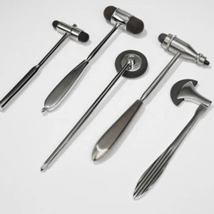 Marteau neurologique Babinski de qualité supérieure, en acier inoxydable de qualité chirurgicale, marteau de percussion des réflexes avec pointe filetée - Product Image 1