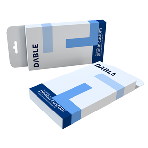 Boîte en papier personnalisée pour câble de données USB Type-C avec support de suspension, échantillon gratuit disponible - Product Image 1