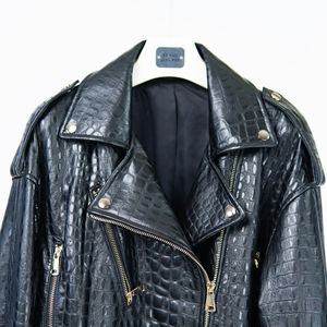 Chaquetas de Cuero Genuino con Cierre, Transpirables, de la Mejor Moda, de Pakistán, Cómodas y de Buena Calidad para Mujer - Product Image 4