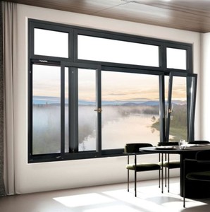 ประตูบานเลื่อนห้องนั่งเล่นแบบมินิมอล ผลิตตามสั่ง ได้รับการรับรองมาตรฐาน ISO 9001 ทำจากอลูมิเนียมอัลลอยด์ แข็งแรง ทนทาน กันเสียง กันความร้อน ประหยัดพลังงาน - Product Image 6