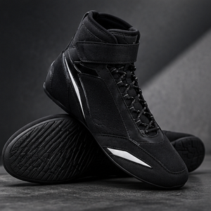 Bottes de moto hauteur cheville, tige en cuir véritable, doublure en mesh respirante, légères, fermeture auto-agrippante, semelle extérieure en caoutchouc, semelle intermédiaire en EVA - Product Image 3