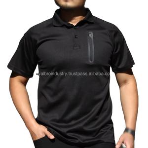 Chemises polo pour hommes T-shirt tactique à séchage rapide T-shirt décontracté à manches courtes pour hommes Chemise tissée T-shirt confortable pour hommes - Product Image 4