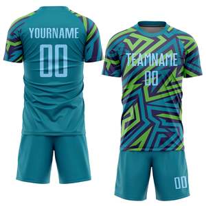 Uniforme de Fútbol/Soccer, Nuevo Diseño Personalizado, Mejor Calidad, 100% Poliéster, Elástico en Cuatro Direcciones, Ropa Deportiva para Entrenamiento, Personalizable - Product Image 1