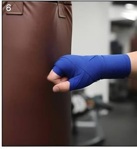 Bandages de boxe élastiques personnalisés OEM ODM pour MMA, 2 pièces, tailles et couleurs personnalisées, logo, vente en gros, fabricant en vrac - Product Image 5