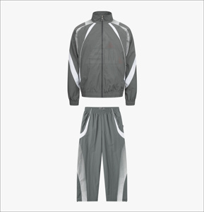 Custom Mens Nylon Windbreaker Tracksuit Set Zip Up Sport <b>Jacket</b> And Track Pants <b>Lightweight</b> Athletic Streetwear Outfit For Men - Product Image 6