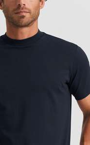 Camiseta de Hombre Azul Marino 100% Algodón Ecológico de Secado Rápido, Informal, de Manga Corta, Transpirable, para Uso Diario, Estilo Urbano - Product Image 2