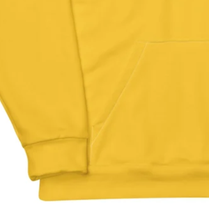 <b>Womens</b> <b>Yellow</b> Pullover Hoodie Long Sleeve Graphic Sweatshirt Kangaroo Pocket Casual Hooded <b>Top</b> Sigma Gamma Rho Style Apparel - Product Image 3