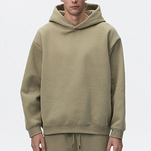 Custom <b>Mens</b> Regular Fit Hoodie French Terry Embroidered Streetwear <b>Pullover</b> Apparel Manufacturer - Product Image 3
