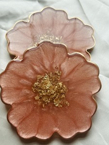 High Quality Resin Epoxy Coasters with Sculpture Flower Design for Home Decorative Best Price Customized Color AND Shape - Product Image 4