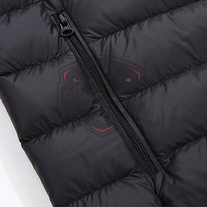 Factory Winter New Arrival <b>Long</b> Sleeve Puffer <b>Jacket</b> with Stand Collar Front Logo Customizable Colors & Sizes - Product Image 4