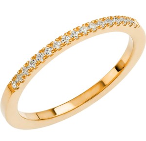 Bague de Fiançailles et de Mariage en Moissanite, Plaqué Or Argent Sterling, Luxe Certifié, pour Femme, Anniversaire, Fête, Promesse - Product Image 1