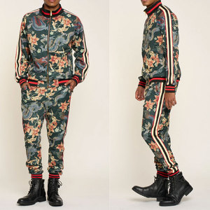 Pantalon de survêtement unisexe à cordon de serrage imprimé floral, décontracté, été, longueur intégrale, 100% polyester, respirant, coupe régulière, adulte - Product Image 5