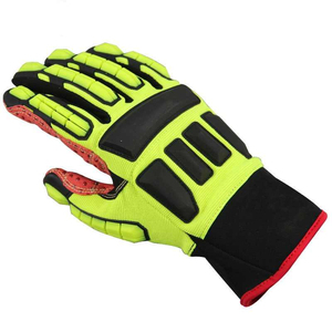 Leather Work <b>Gloves</b> Work <b>Gloves</b> Men Mechanic Split Leather Design Heavy Duty Industrial Safety <b>Gloves</b> Fits Both Men & Women - Product Image 3