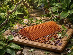 <b>Orange</b> Incense Stick Natural Handmade Bamboo Eco-Friendly Organic Religious Aromatherapy Meditation Home Fragrance Vietnam OEM - Product Image 5