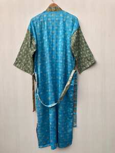 Robe Kimono en Soie Longue Exquise, Style Bohème, Respirante, Luxe, Légère, Longueur Genou, pour Femme - Product Image 3