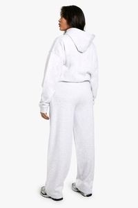 Premium <b>Women</b> Grey Wide Leg Sweatpants High Waist Casual Loose Fit <b>Lounge</b> Trousers Straight Leg Jogger <b>Pants</b> Athletic Wholesale - Product Image 6