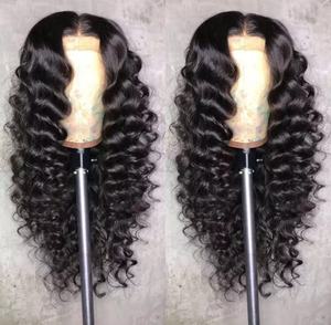 100% Cabello humano Encaje transparente Pelucas de cabello humano 100% Cabello virgen crudo Peluca rizada Fabricante de India - Product Image 5