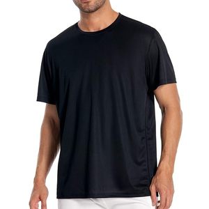 เสื้อยืดโพลีเอสเตอร์ผู้ชายทันสมัยสำหรับนักกีฬาที่ยั่งยืน ผลิตจากผ้ารีไซเคิลเป็นมิตรกับสิ่งแวดล้อม ประสิทธิภาพสูง เหมาะสำหรับการออกกำลังกาย - Product Image 1
