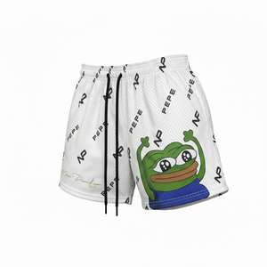 Shorts de basketball IOTA SPORTS écologiques 100 % polyester, vente en gros, faible MOQ, imprimés en sérigraphie, double couche, entrejambe de 5 pouces, en maille - Product Image 6