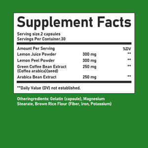 Cápsulas Supresoras del Apetito para Adultos Boost Focus, Aumentan la Energía, Venta al por Mayor de Fábrica, Píldoras de Suplemento de Extracto de Café Verde - Product Image 6