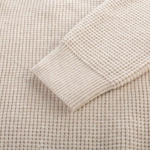 Pull en molleton tricoté pour homme, hiver, uni, manches longues, décontracté, sport, vêtements pour homme, mélange de coton - Product Image 6