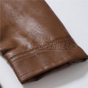 Veste en cuir pour homme respirante et écologique, chaude pour l'hiver, style décontracté, haute qualité, personnalisable, dernier modèle à prix raisonnable - Product Image 5