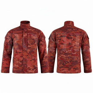 Diseño de Logotipo Personalizado OEM ODM, Camisa de Camuflaje Resistente, Manga Larga, con Bolsillos, Nuevo Estilo, Uniforme, Chaquetas de Tela Transpirable para Exteriores - Product Image 3